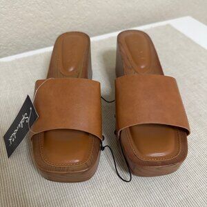 Splendid Brexlee Block Heel Platform Slide Sandal Clogs 8.5